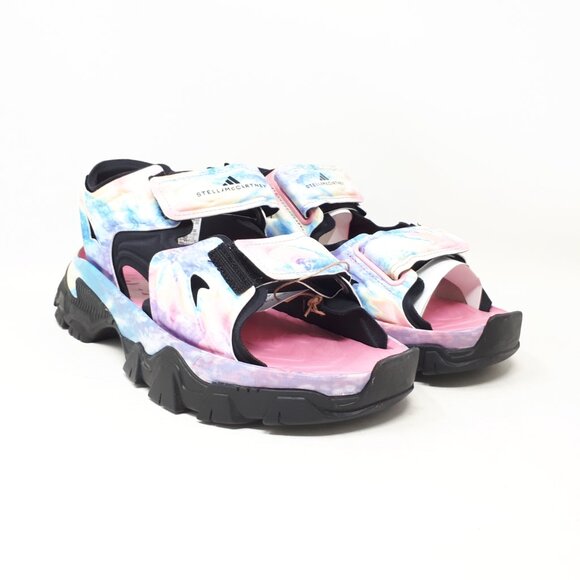 Adidas Stella McCartney Hika Sandal Graphic Outdoor Shoe Pink HP8599 Womens 9.5 - Picture 4 of 12